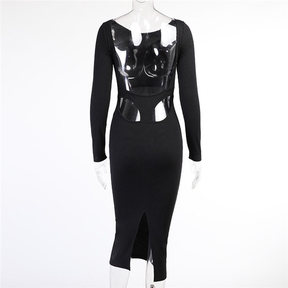 Miami vibe sexy back long dress - Picture 6 of 7